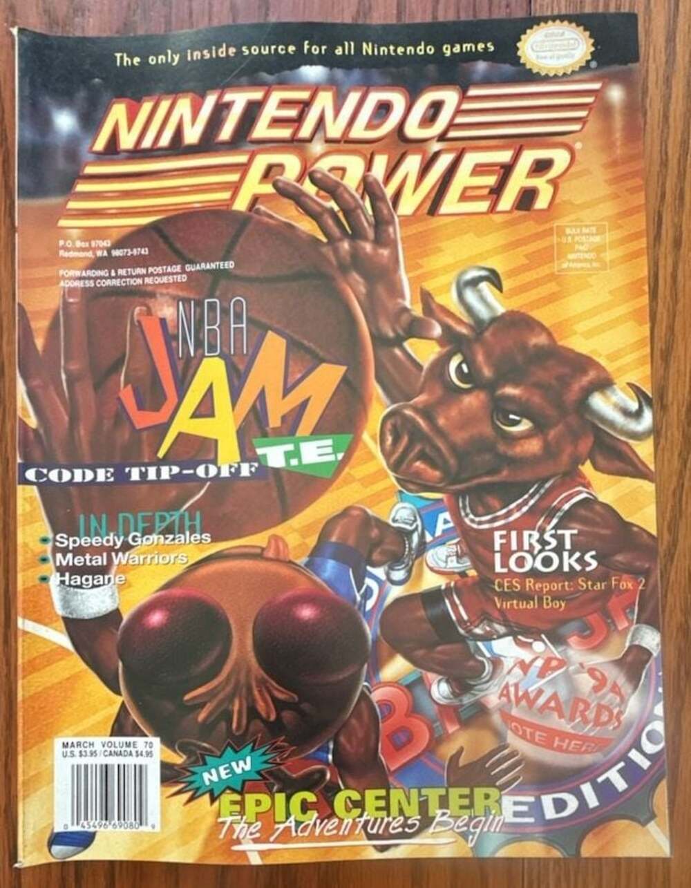 Nintendo Power Magazine Volume 70 March 1995 NBA Jam Tournament Edition (89)